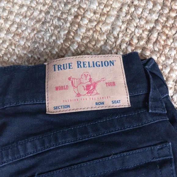 True Religion 'Rocco relaxed skinny' black jeans - Picture 9 of 13